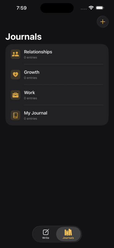 Forge - Your journals